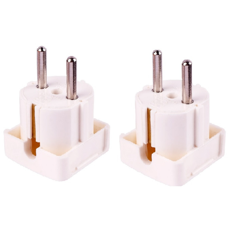 دوشاخه برق مدل ارت دار پلاتین off بسته 2 عددی